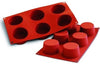 Moule en silicone professionnel Silikomart Silicon Flex 300x175mm 6 muffins 6.8cm
