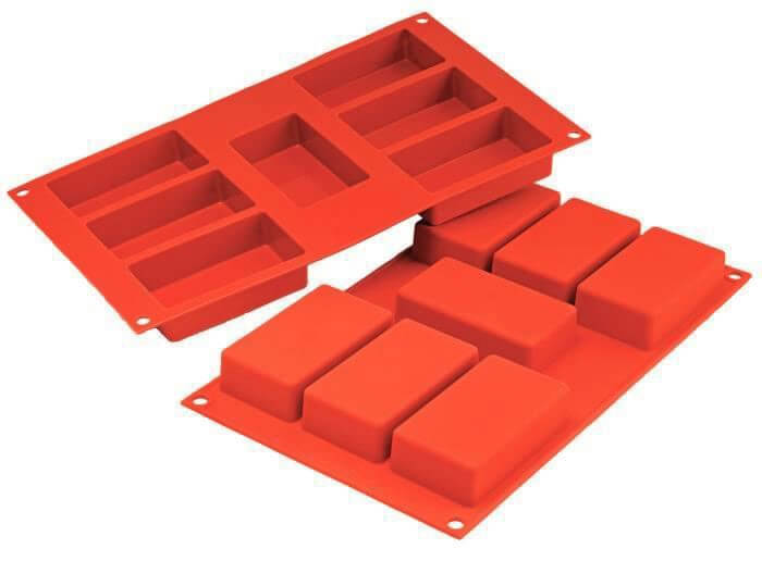 Moule en silicone professionnel Silikomart Silicon Flex 300x175mm 7 cakes
