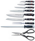 Bloc en bois 6 couteaux forgés + 3 accessoires DICK Premier Plus
