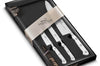 Coffret 3 couteaux Sabatier Toque blanche 100% forgé manches rivetés