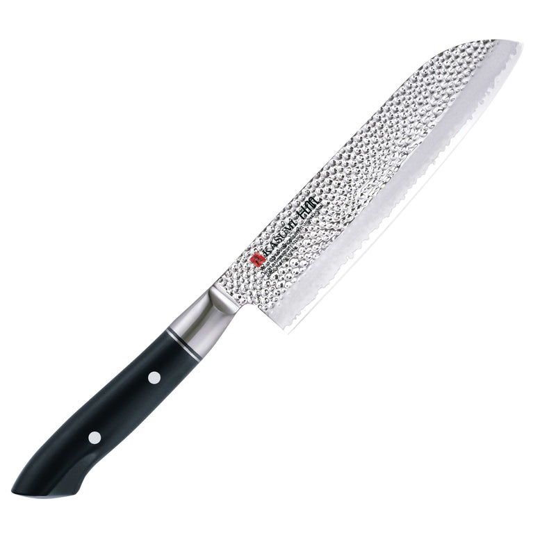 Couteau santoku japonais Kasumi Hammered lame martelée 17.5cm