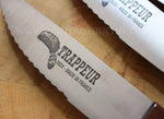 Coffret 6 couteaux à steak Trappeur Au Nain lames dentelées - Qualité française