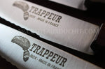 Coffret 6 couteaux à steak Trappeur Au Nain lames dentelées - Qualité française