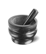 Mortier et pilon Cole & Mason en granit noir élégant - Diamètre 14cm