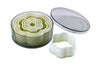 Boîte de 8 découpoirs forme fleur unis professionnels POLYGLASS 