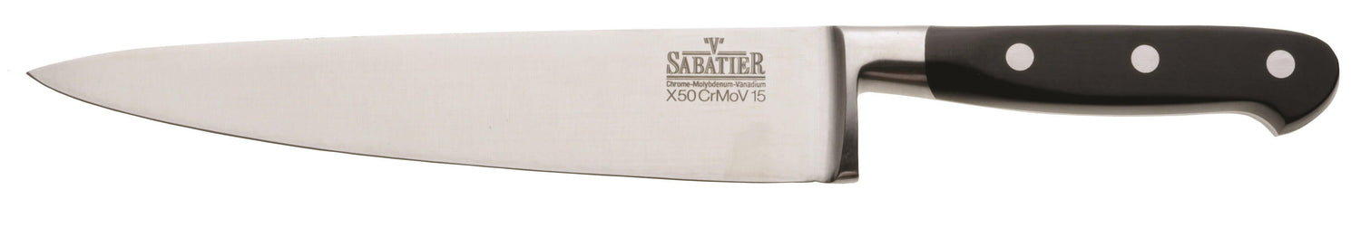 Ensemble de 3 couteaux V. Sabatier : Office 8,5cm + Universel 15cm + Chef 20cm