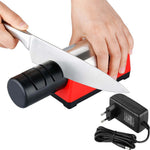 Aiguiseur électrique ergonomique TAIDEA 2 molettes diamant + céramique