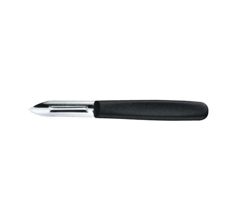Eplucheur VICTORINOX à deux fentes manche polyamide noir
