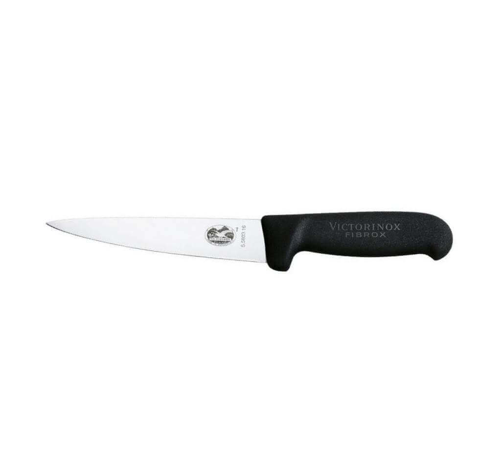 Couteau à désosser/saigner Victorinox manche fibrox noir 18cm 5.5603.18