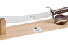 Sabre à champagne Claude Dozorme 34cm design élégant + support de présentation