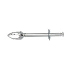 Pince à sucre 3 griffes unie chromée 12 cm
