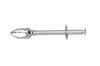 Pince à sucre 3 griffes unie chromée 12 cm