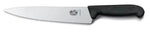 Couteau à découper professionnel Victorinox lame dentée 19cm fibrox noir 5.2033.19