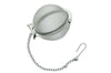 Boule à thé ergonomique acier inox tamis 45mm avec chaînette