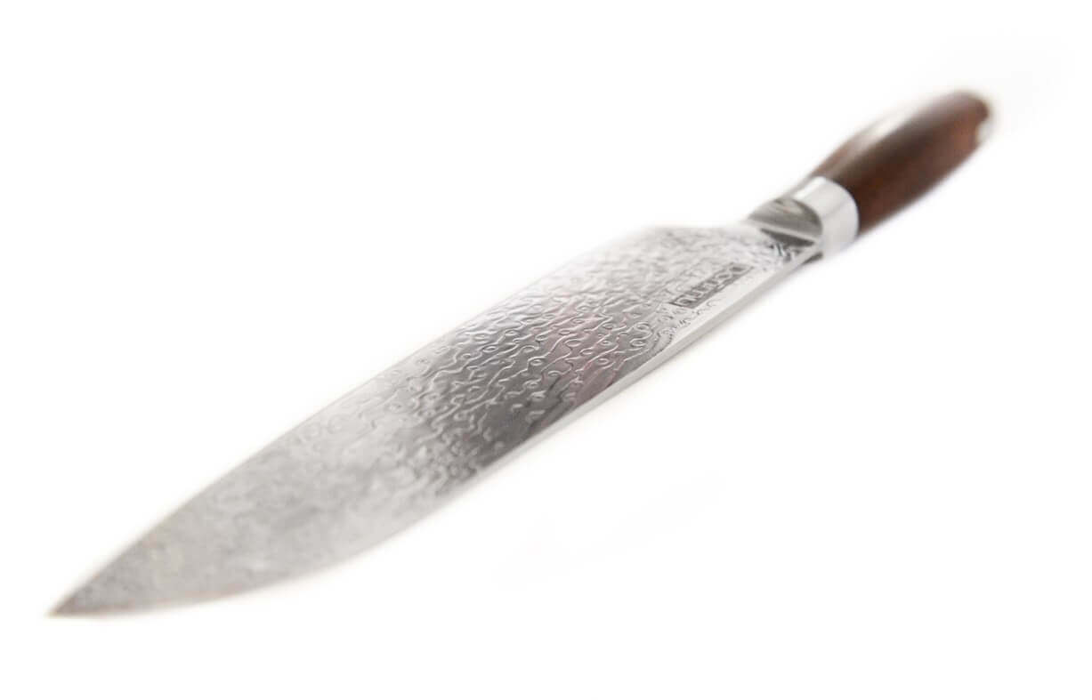 Couteau Nakiri Chroma Dorimu Pure Damascus 16.5cm acier japonais 64 couches