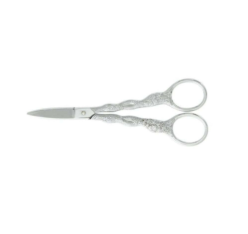 Ciseaux à raisins élégants et chromés branches ouvragées 16cm