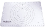 Tapis de préparation/cuisson De Buyer en silicone 60x40 cm - Repère et graduation intégrés