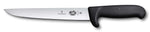 Couteau à saigner/découper Victorinox manche sécurité fibrox noir 20cm 5.5503.20L