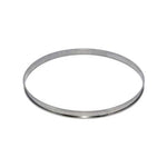Cercle à tarte De Buyer acier inox bord roulé 24cm - hauteur 2cm