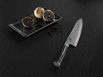 Couteau de chef japonais Miyabi 5000FCD lame 20cm damas 48 couches manche pakkawood