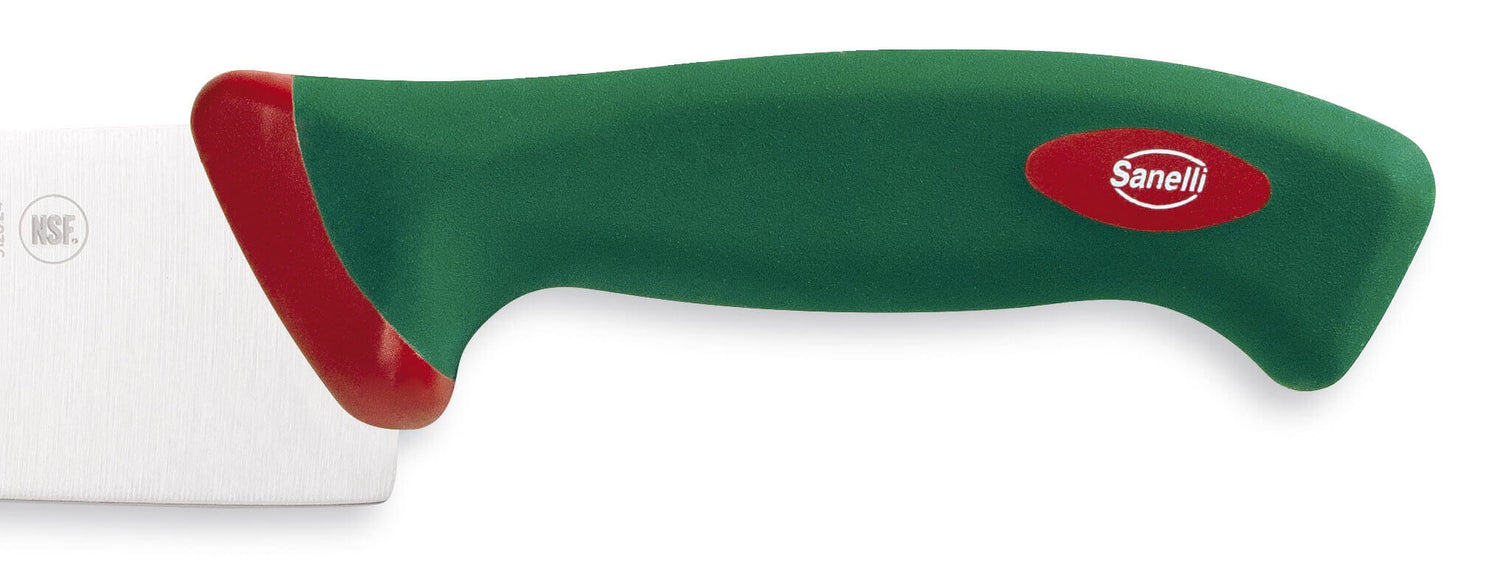 Couteau de chef professionnel SANELLI Premana lame 24cm manche vert