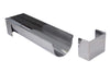 Gouttière multi-usages De Buyer ronde et démontable 30x4x4cm acier inox