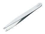 Pince à épiler NOGENT en inox satiné bouts carrés 9.5cm