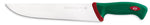 Couteau de boucher professionnel SANELLI Premana lame 27cm manche vert