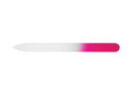 Lime à ongles en verre teinte fuchsia 14cm