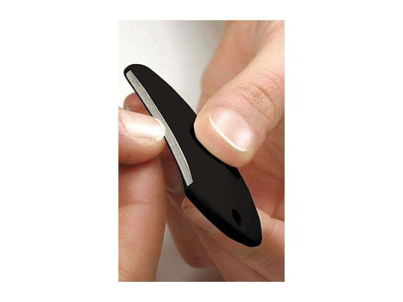 Lime à ongles saphir fome goulotte arrondie noire 8cm