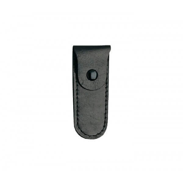 Etui en cuir noir pour coupe-ongles "HB" 6cm