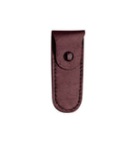 Etui en cuir bordeaux pour coupe-ongles "HB" 6cm