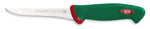Couteau à désosser professionnel SANELLI Premana lame fine 14cm manche vert