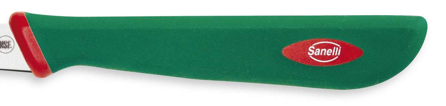 Couteau bec d'oiseau professionnel SANELLI Premana lame 6cm manche vert
