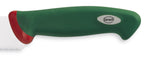 Couteau à génoise professionnel SANELLI Premana lame dentelée 26cm manche vert
