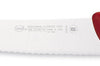 Couteau à génoise professionnel SANELLI Premana lame dentelée 26cm manche vert