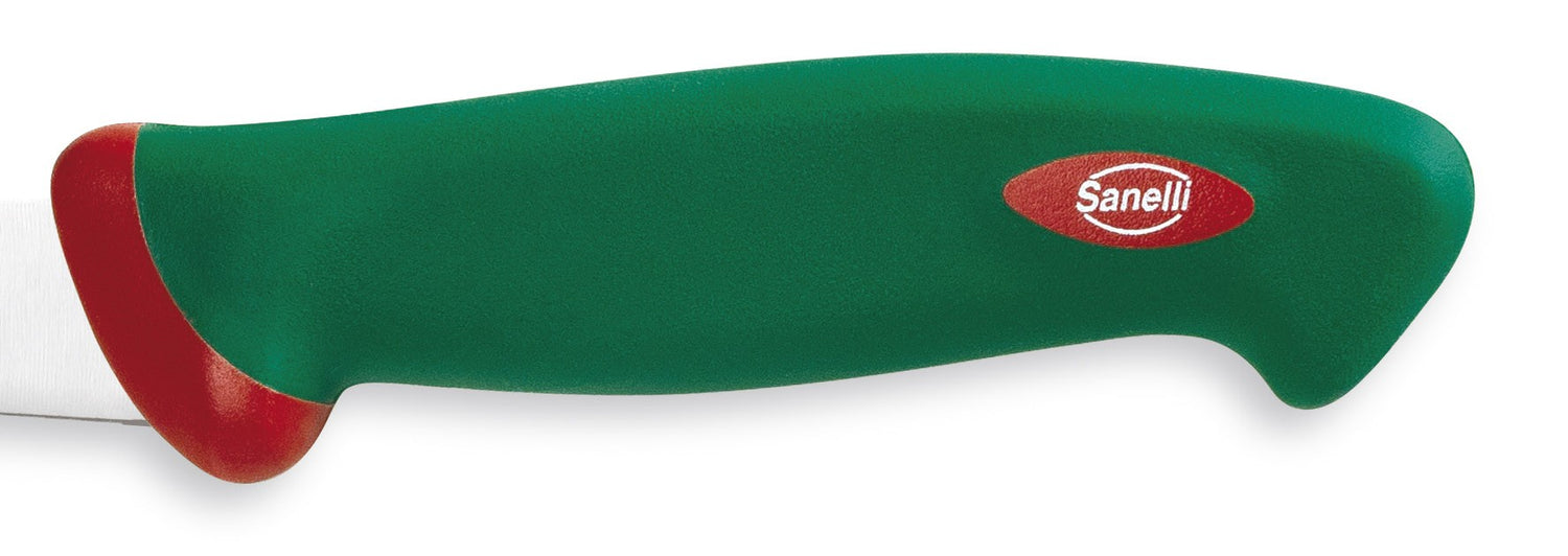 Couteau à dépouiller professionnel SANELLI Premana lame 18cm manche vert