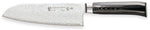 Couteau santoku Tamahagane Kyoto lame 17.5cm acier damas VG5