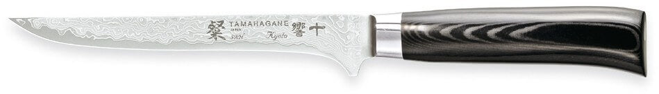 Couteau à désosser japonais Tamahagane Kyoto lame 16cm acier damas VG5