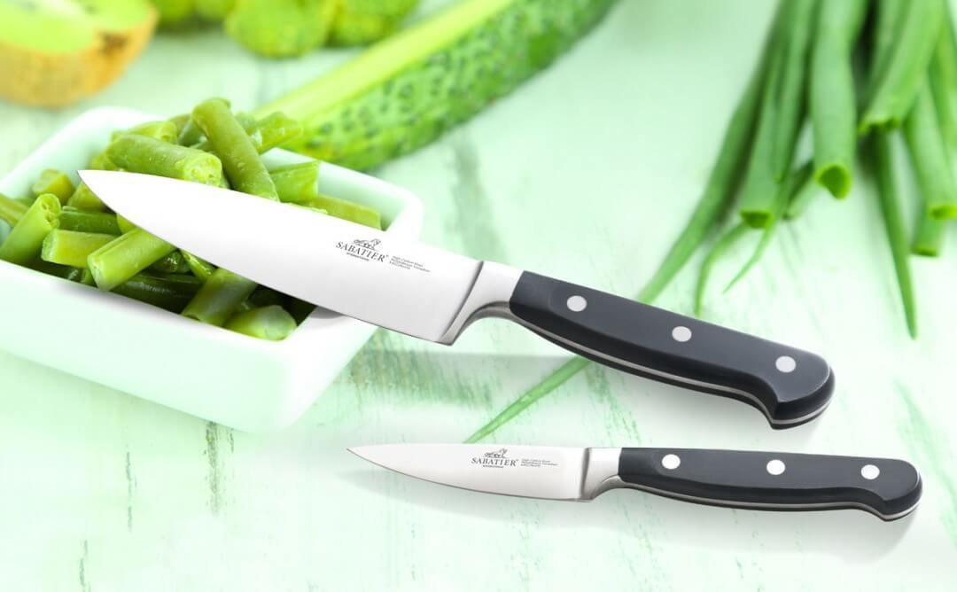 Couteau de chef Sabatier International Pluton 15cm manche 3 rivets