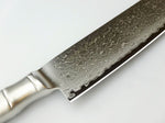 Couteau de chef japonais Tamahagane Bamboo Kyoto lame 24cm acier Damas VG5