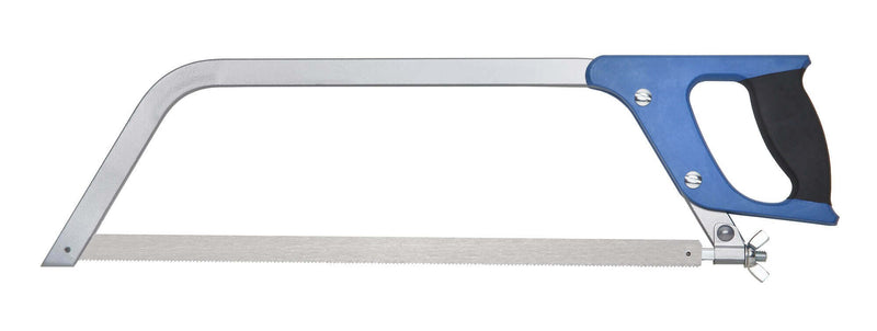 Scie de boucher lame carbone 45cm manche PP bleu