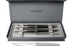 Coffret 6 couteaux à steak dentelés LOU LAGUIOLE Jet Sablé gris