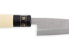 Couteau Kaisaki japonais artisanal JIKKO Betsuuchi lame 12cm en White Steel manche magnolia