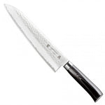 Couteau de chef japonais Tamahagane Tsubame lame martelée 24cm acier VG5