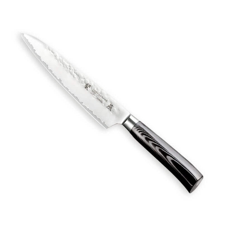 Couteau universel japonais Tamahagane Tsubame lame martelée 15cm acier VG5