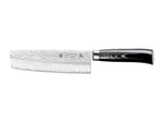 Couteau nakiri japonais Tamahagane Tsubame lame martelée 18cm acier VG5