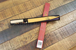 Couteau japonais sahimi 24cm haut de gamme JIKKO Montan acier Blue 2 Steel manche magnolia
