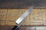 Couteau Kaisaki japonais artisanal JIKKO Betsuuchi lame 12cm en White Steel manche magnolia