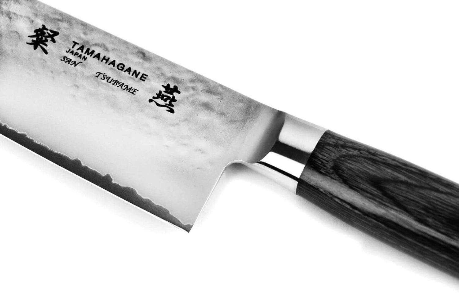 Couteau à sashimi japonais Tamahagane Tsubame lame martelée 21cm acier VG5
